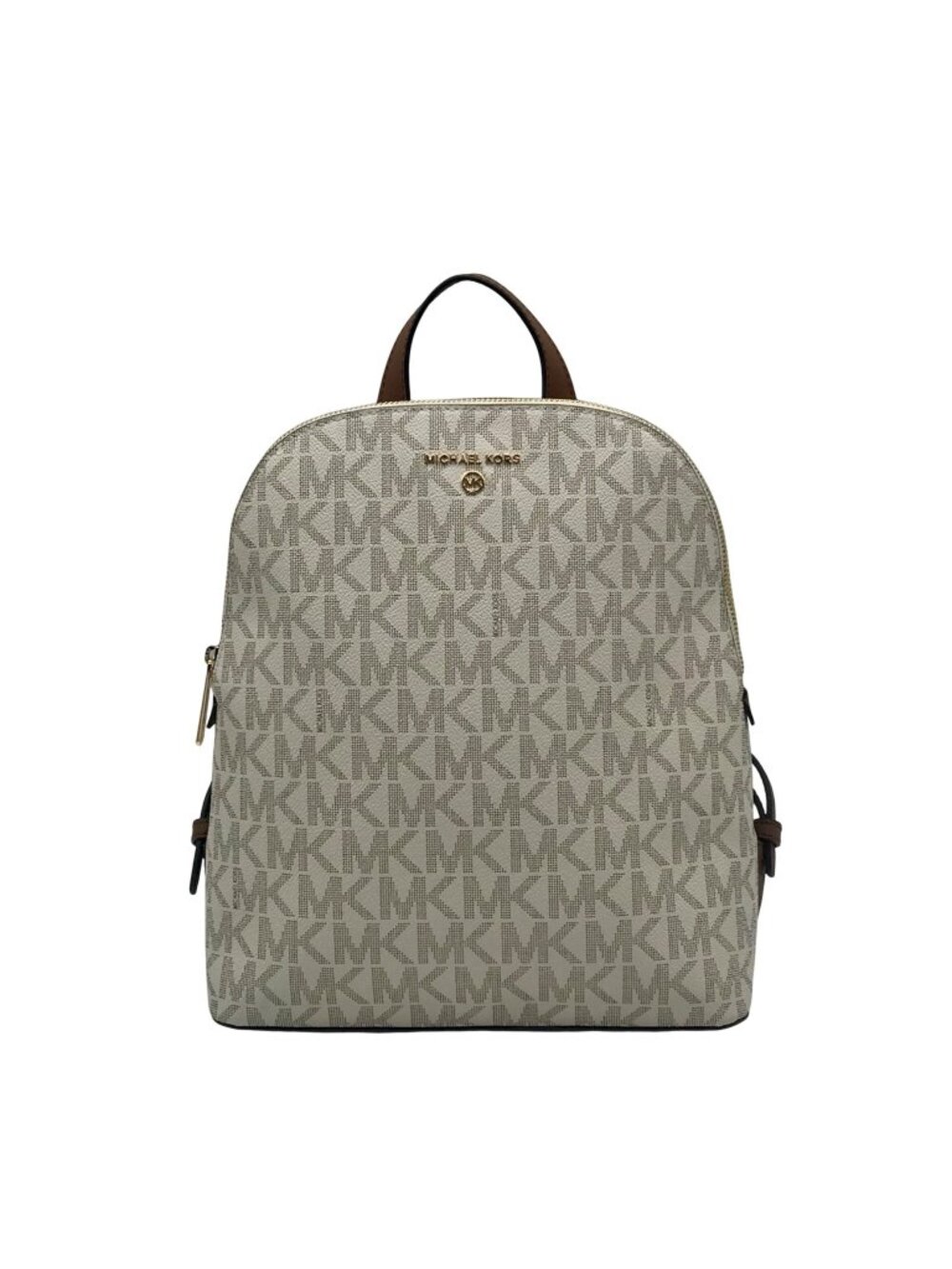 Michael Kors Cream Coated Canvas Cindy Signature Backpack